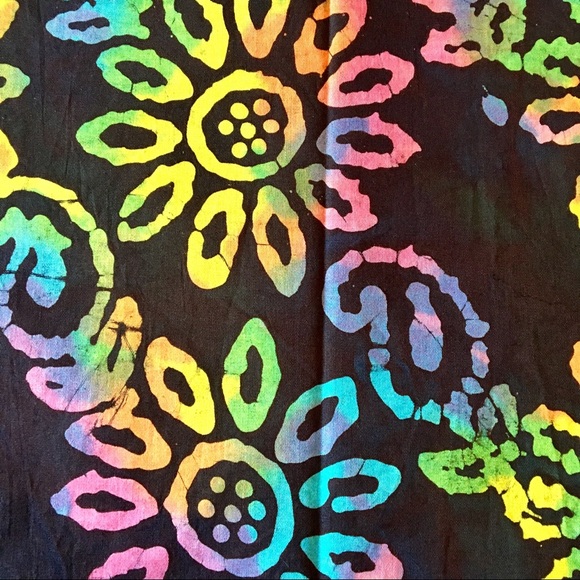 Flower🌸Power ☮️ hippy tie dye bandana/face mask😷 - Picture 2 of 5